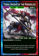 Terra, Knight of the Powerless